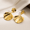 Alma I Boucles d'oreille en acier inoxydable