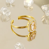 Lina I Bague d'oreille en acier inoxydable et zircons