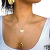 Luna I Collier en acier inoxydable