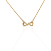 Infini I Collier en acier inoxydable et zircons
