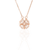 Kelia I Collier en acier inoxydable et zircons