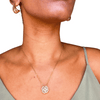 Kelia I Collier en acier inoxydable et zircons