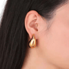 Victoria I Boucles d'oreille en acier inoxydable