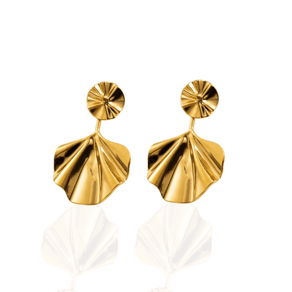 Alma I Boucles d'oreille en acier inoxydable