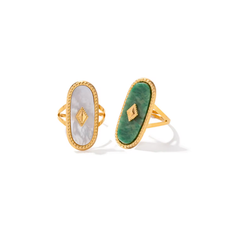 Clara I Bague en acier inoxydable