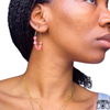 Léna I Boucles d'oreille en acier inoxydable