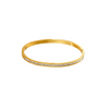 Justine I Bracelet jonc en acier inoxydable et zircons