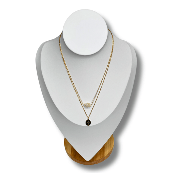 Jolissa I Collier en acier inoxydable et perles d’eau douce