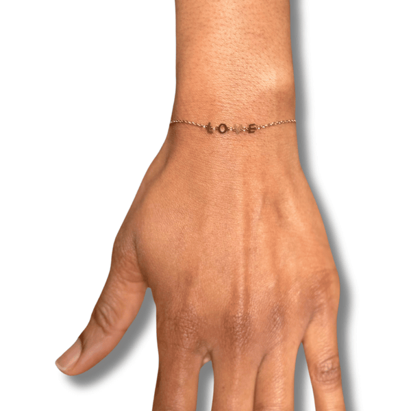 Love I Bracelet en acier inoxydable