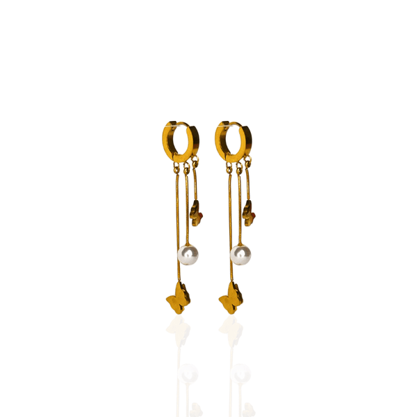 Silia I Boucles d'oreille en acier inoxydable