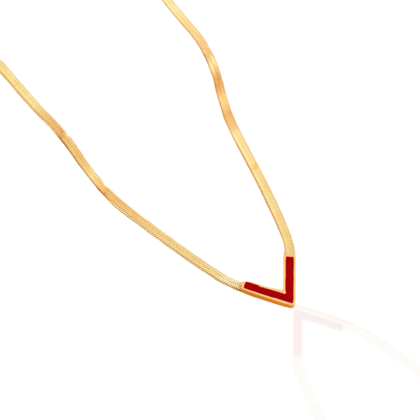 Velda I collier en acier inoxydable et nacre