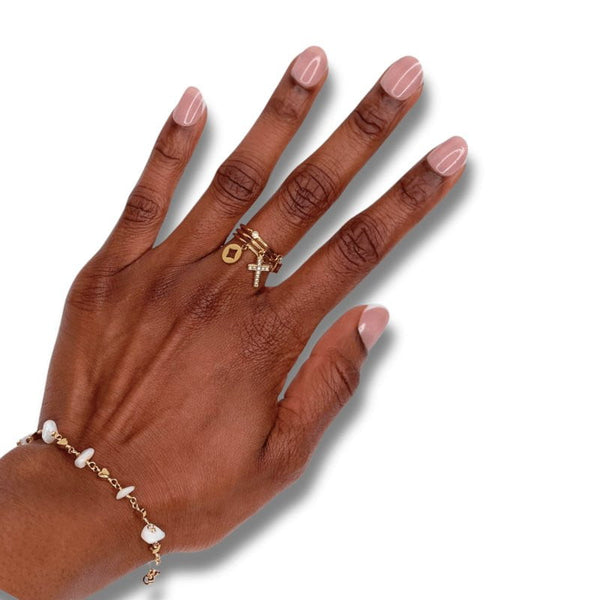 Bague breloque Marie - INOX GLAMBague breloque Marie