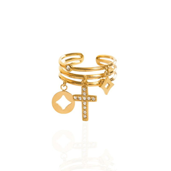 Bague breloque Marie - INOX GLAMBague breloque Marie